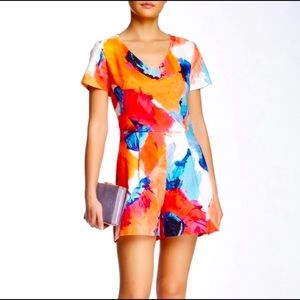 Trina Turk Florencia Floral Romper Size 6